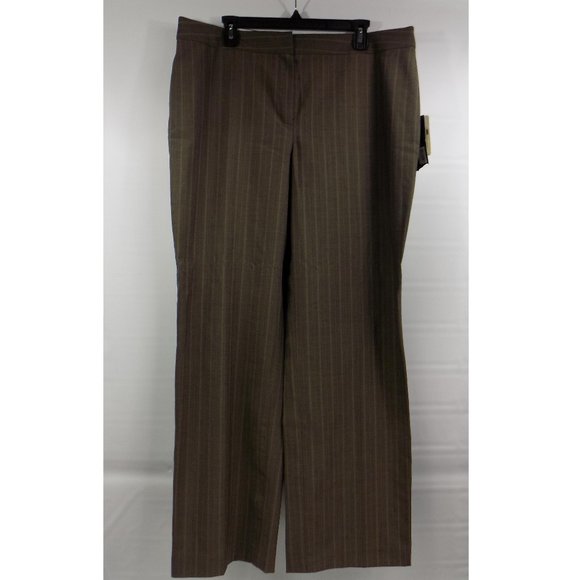 Jones New York Pants - Jones New York Collection Easycare Stretch Pinstripe Pants Size 16 NWT